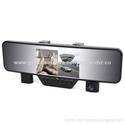 Car dash camera, seamless loop recording with maximum 32GB TF card, built-in microphone and speaker